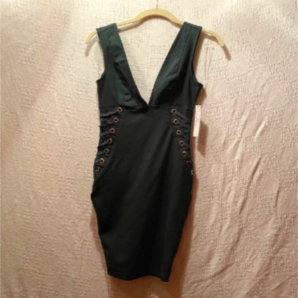 Iris Los Angels Dark Green Dress